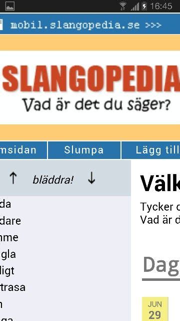 Slangopedia svenska